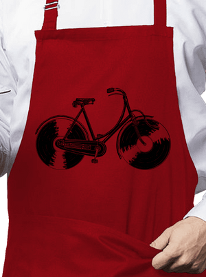 Gramofónový bicykel zástera Red