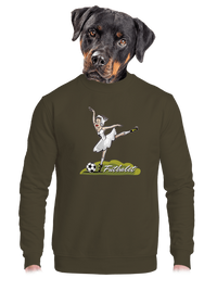 unisex mikina bez kapucne