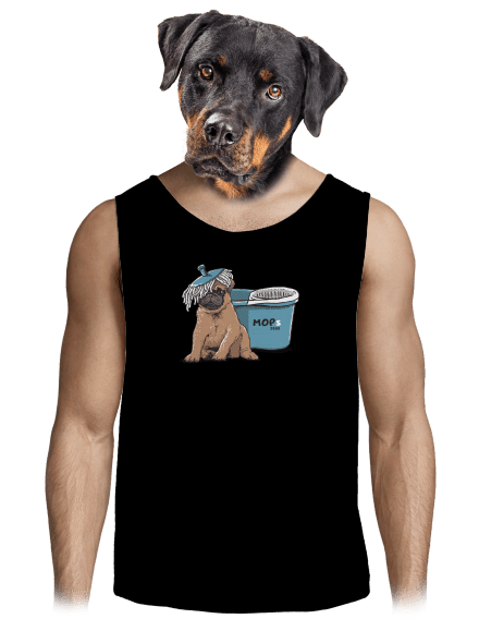 Mops pánske tielko Black