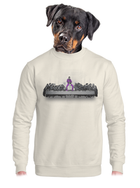 unisex mikina bez kapucne