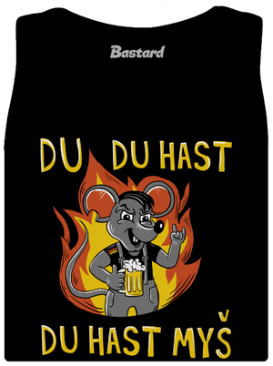 Du hast myš dámske tielko klasické Black