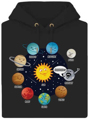 Mercury unisex mikina premium Dark Black