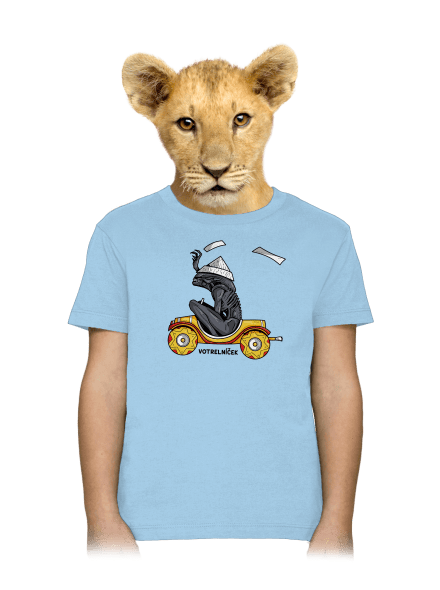 Votrelníček detské tričko Sky Blue