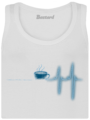 Coffee help dámske tielko klasické White