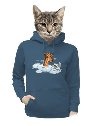 dámska mikina klokanka