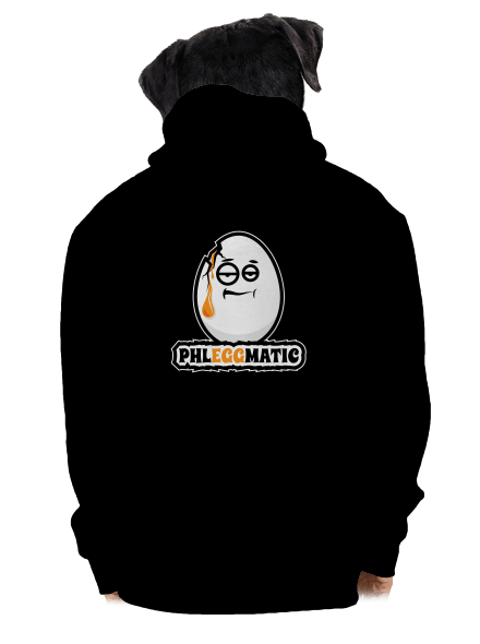 Phleggmatic pánska mikina na zips Black