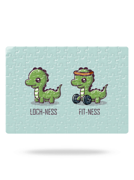 Fit-ness puzzle White