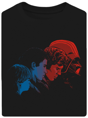 Vaders evolution unisex tričko oversized Black