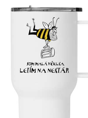 Malá včielka termohrnček White