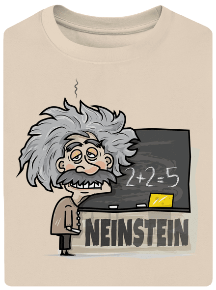 Neinstein unisex tričko oversized Almond