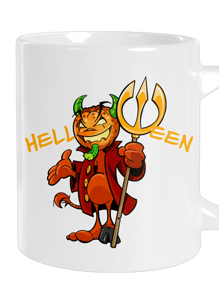 Helloween veľký hrnček White
