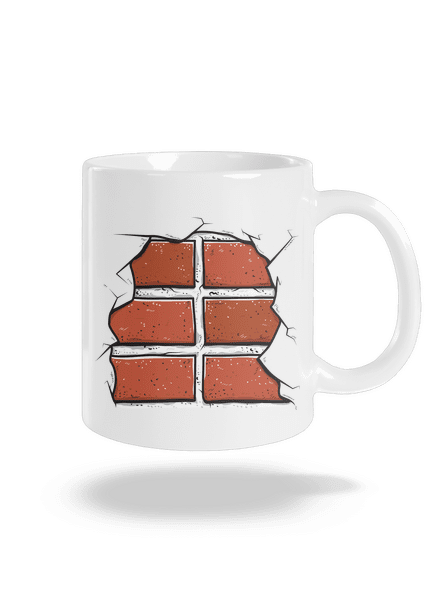 Tehly klasický hrnček White