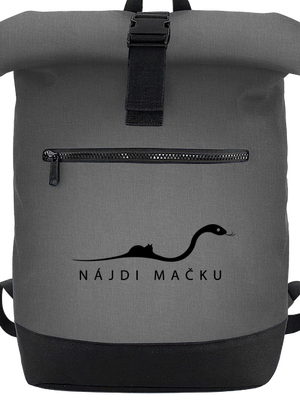 Nájdi mačku batoh Grey Marl