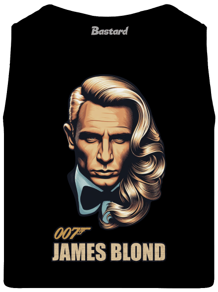 James Blond pánske tielko Black