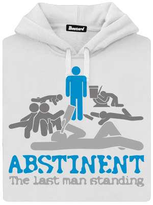 Abstinent dámska mikina klokanka White