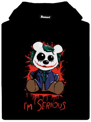 Serious pánska mikina klokanka Black