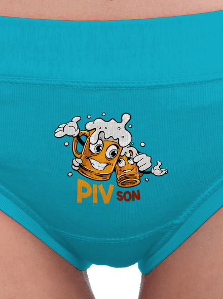 Pivson dámske nohavičky Turquoise