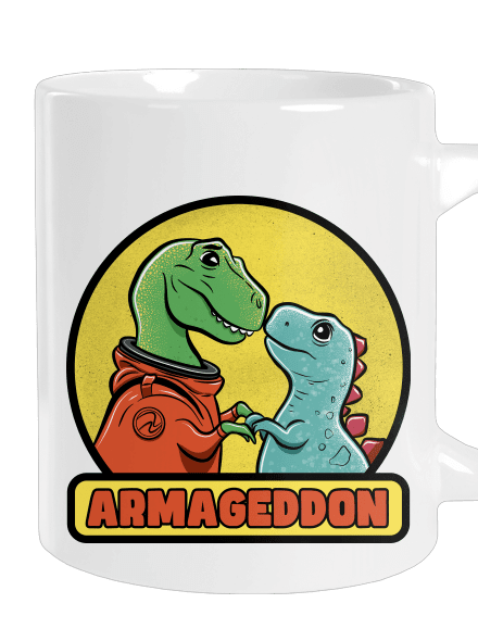 Armageddon veľký hrnček White