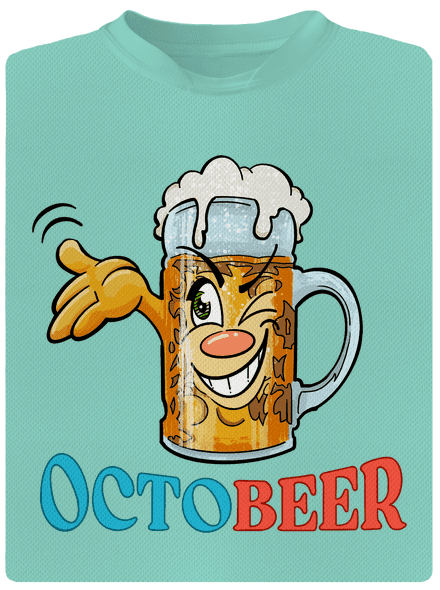 Octobeer pánske športové tričko Mint Mal