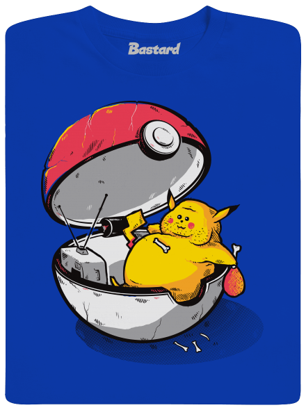 Koniec pokémona pánske dlhý rukáv Royal Blue