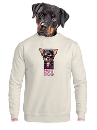 unisex mikina bez kapucne