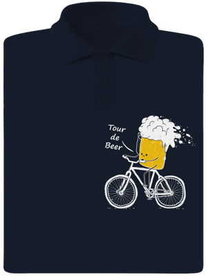 Tour de beer pánska polokošeľa Navy Mal