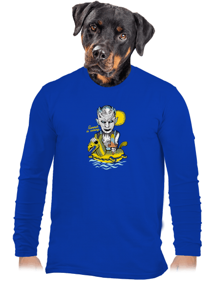 Summer is coming 2 pánske dlhý rukáv Royal Blue
