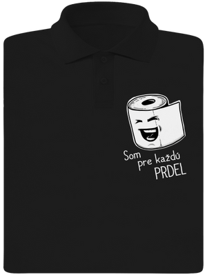 Prdel pánska polokošeľa Black