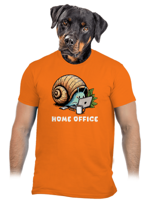 Slimákov home office pánske tričko Orange