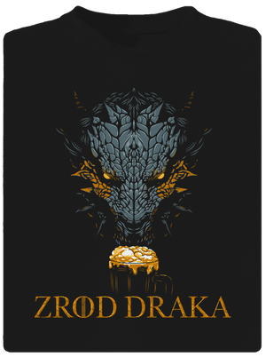 Zrod draka pánske športové tričko Black