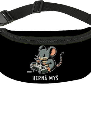 Herná myš ľadvinka Black