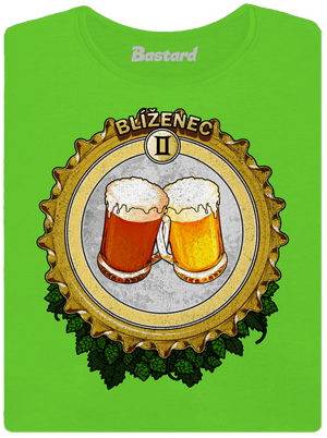 Pivný horoskop: Blíženec dámske tričko Apple Green