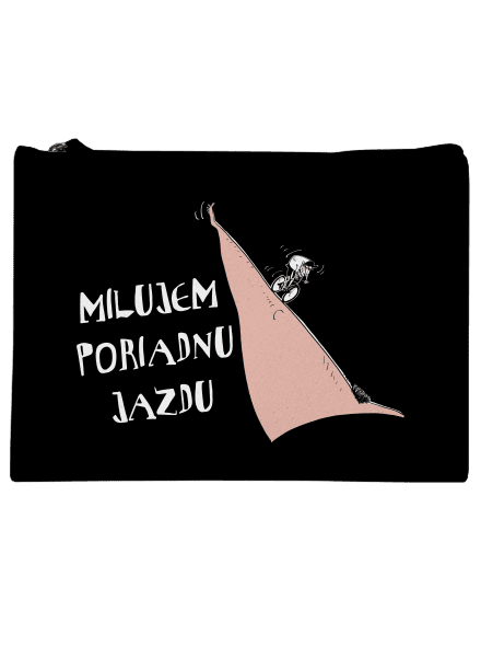 Milujem jazdu taštička Black