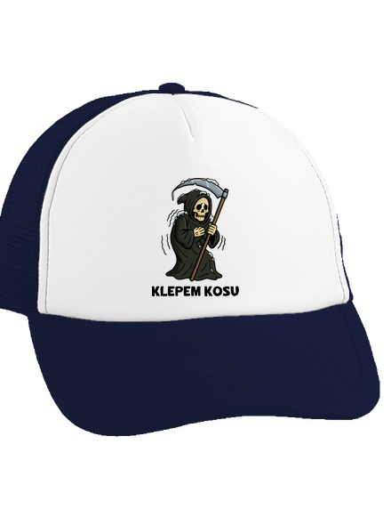 Klepem kosu šiltovka truckerka French Navy cap