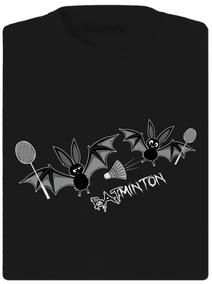 Batminton dámske športové tričko Black