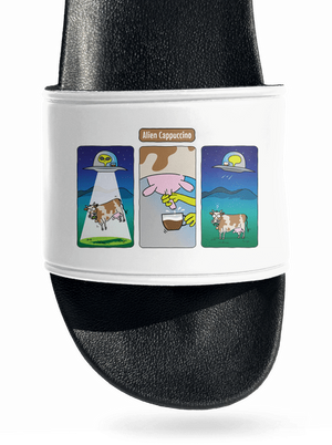 Alien Cappuccino šľapky White