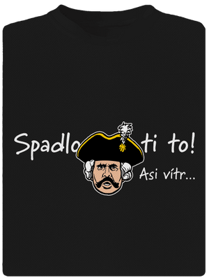 Spadlo ti to detské športové tričko Black