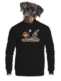 unisex mikina bez kapucne