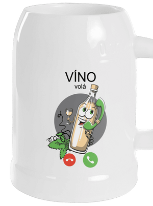 Biele víno volá polliter White