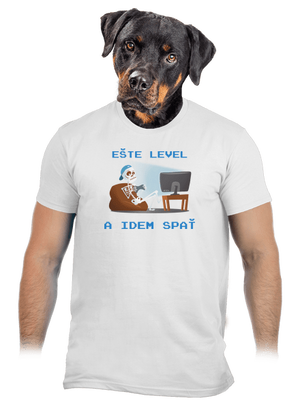 Ešte level pánske tričko White