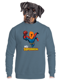 unisex mikina bez kapucne