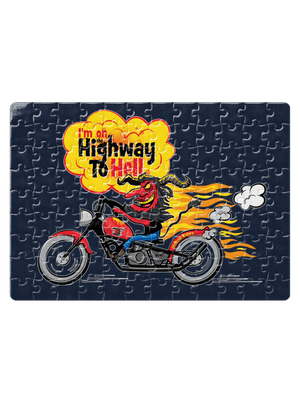 Pekelná jazda puzzle White