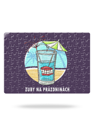 Zuby na prázdninách puzzle White