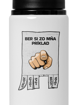 Ber si zo mňa príklad flaša na vodu White