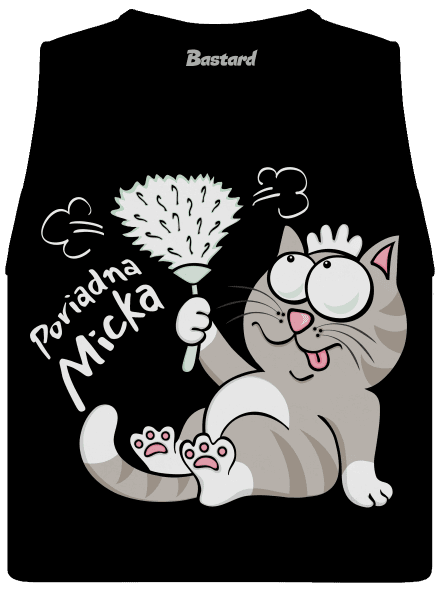 Macko a Micka dámske tielko voľné Black