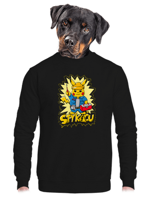 unisex mikina bez kapucne