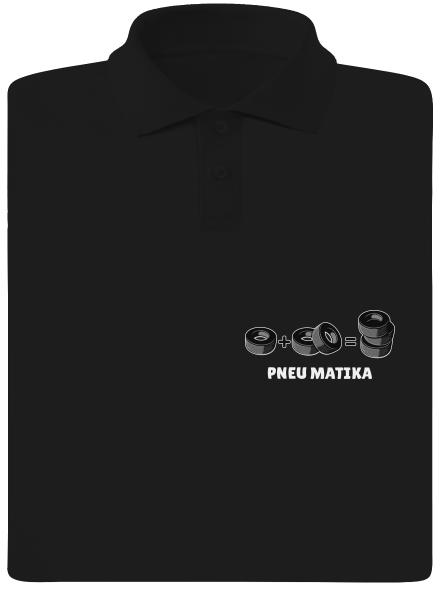 Pneu Matika pánska polokošeľa Black