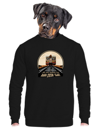 unisex mikina bez kapucne