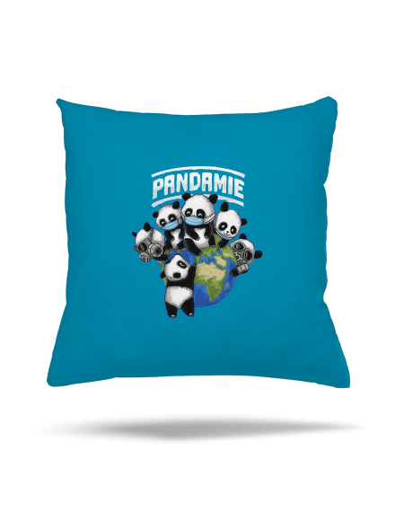 Pandamie vankúš Blue Turquoise