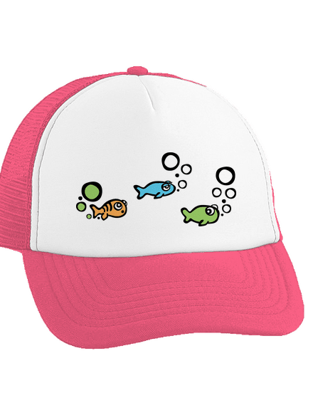 Nehoda šiltovka truckerka Fluorescent Pink cap